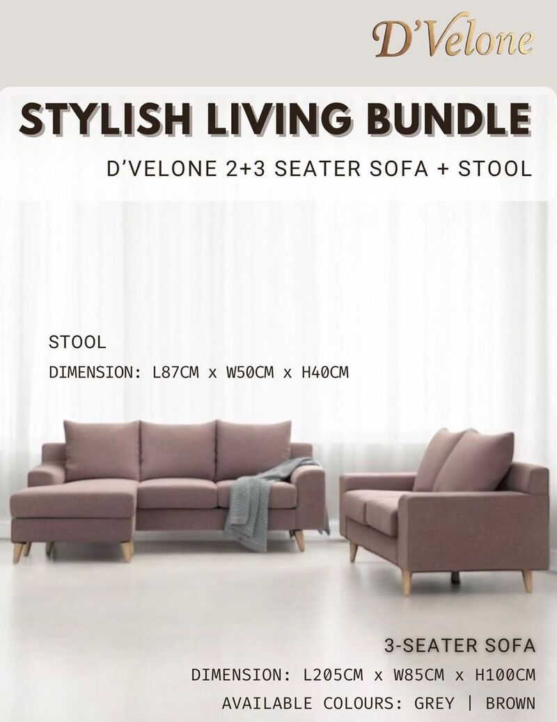 3 SEATER SOFA SET 